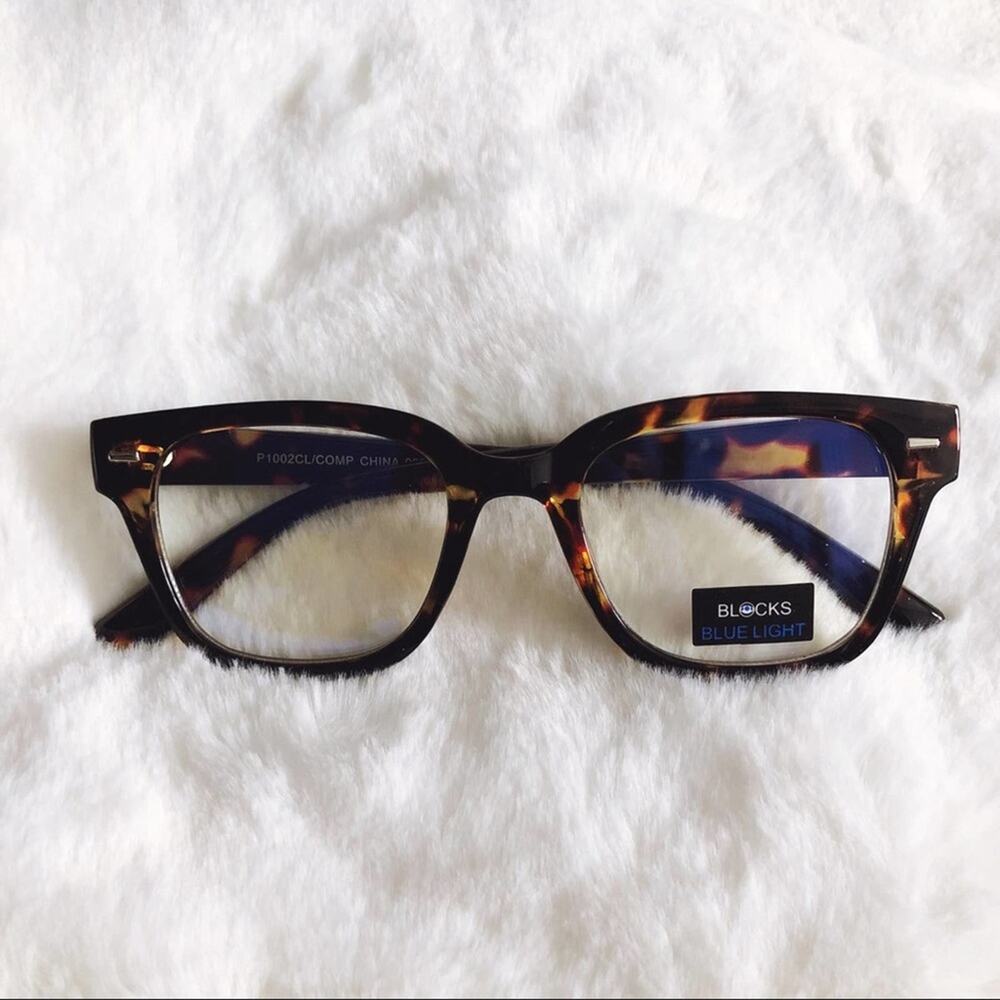 Bella Brown Pattern Computer Blue Light Glasses